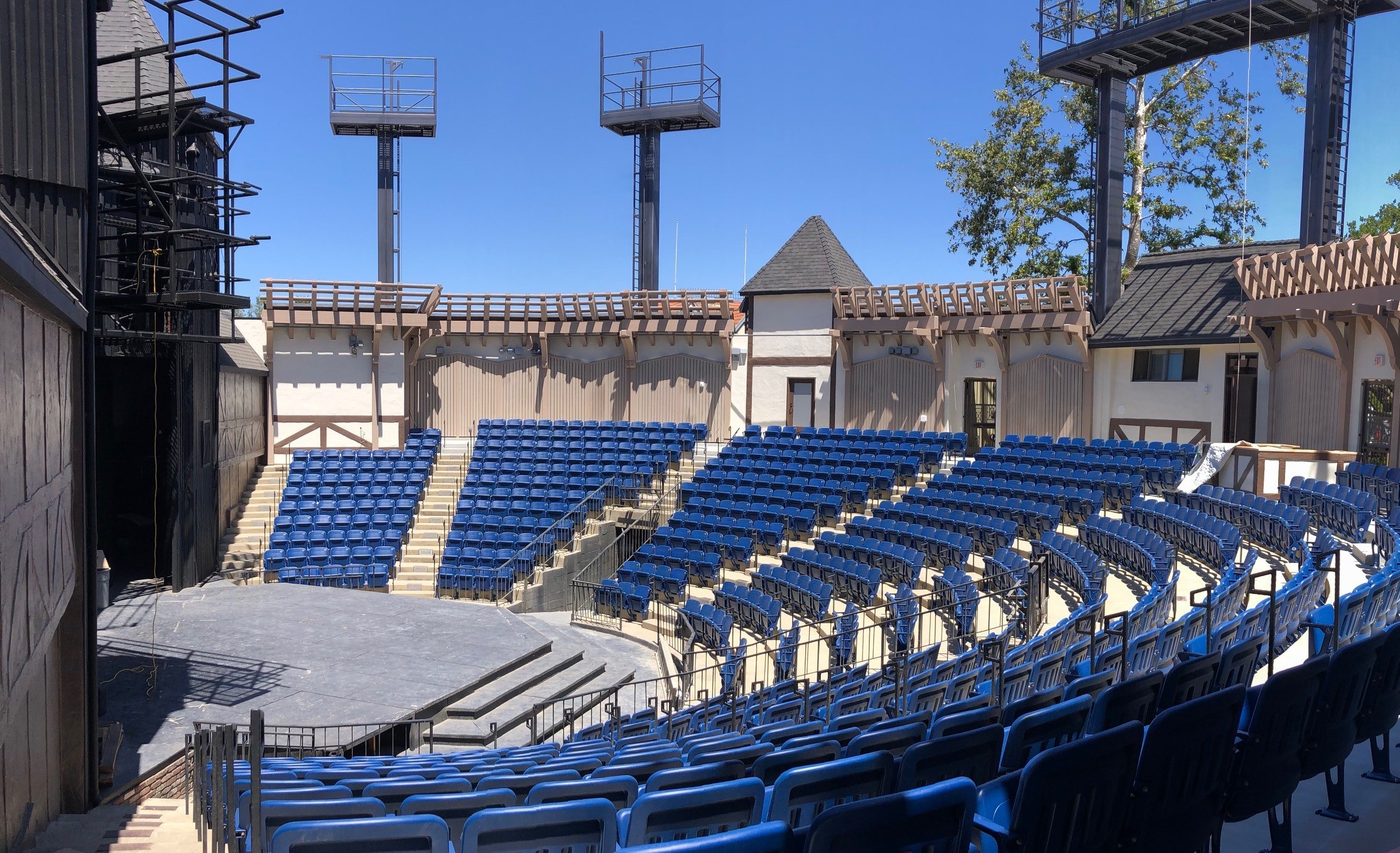 picture of Solvang Outdoor stage and empty seats