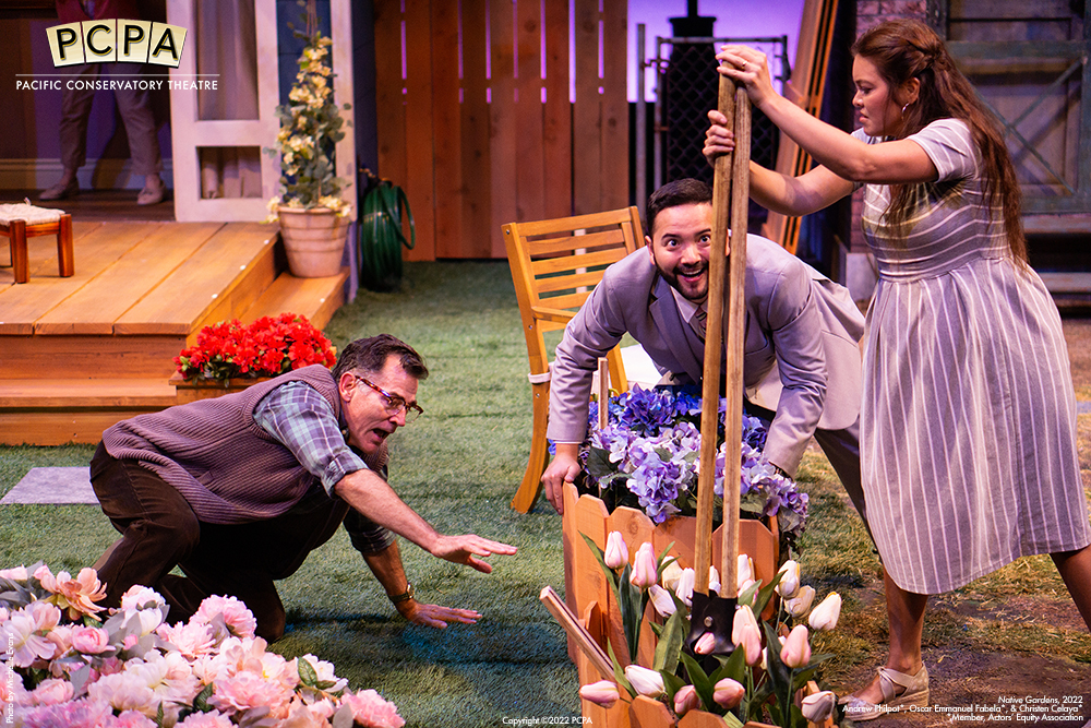 Tania and Pablo tear out Frank's beloved flowers